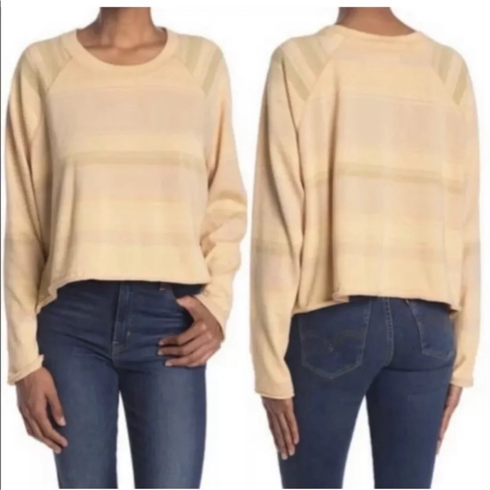 Free People
Women's Natural Baja Striped Long Sleeve T-shirt